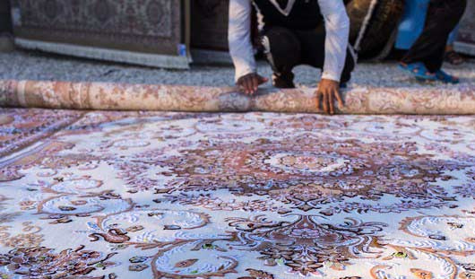 روش اصولی لول کردن قالی در قالیشویی آریاشهر 